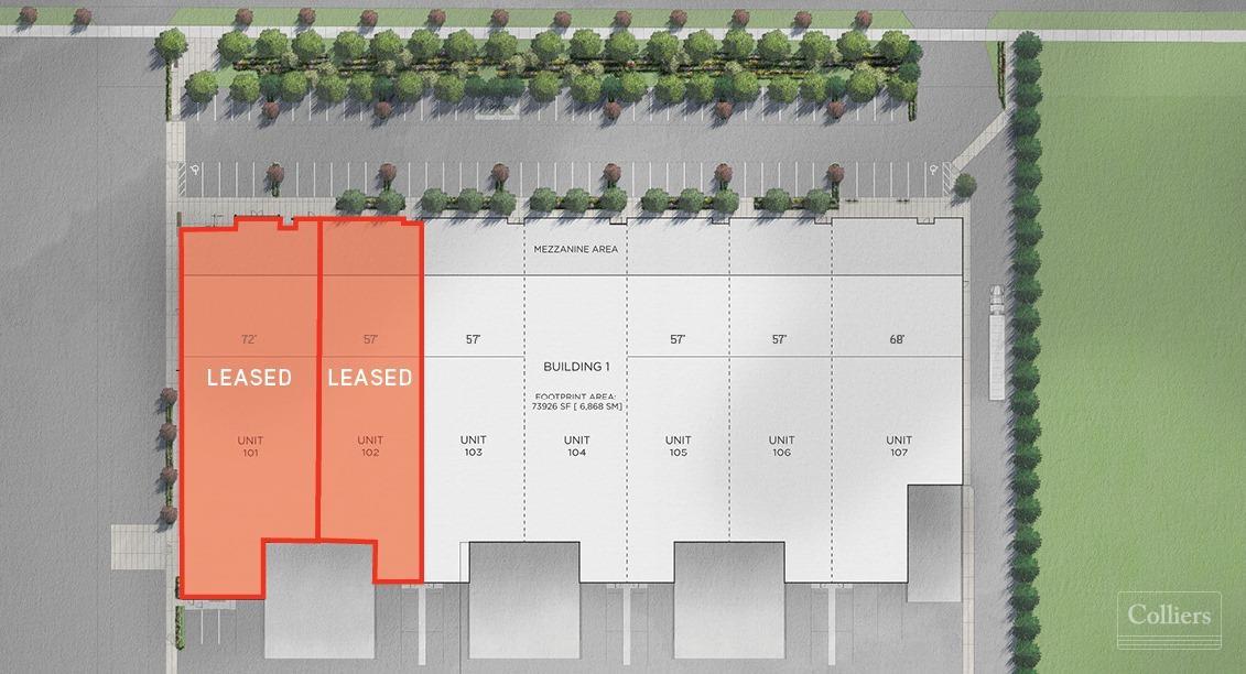 LEASED - Unit sizes from 11,552 SF to 61,749 SF - #3