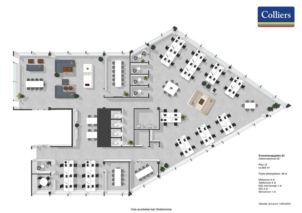 Modern kontorslokal på 604 kvm endast 7 min från Stockholm Central - #16