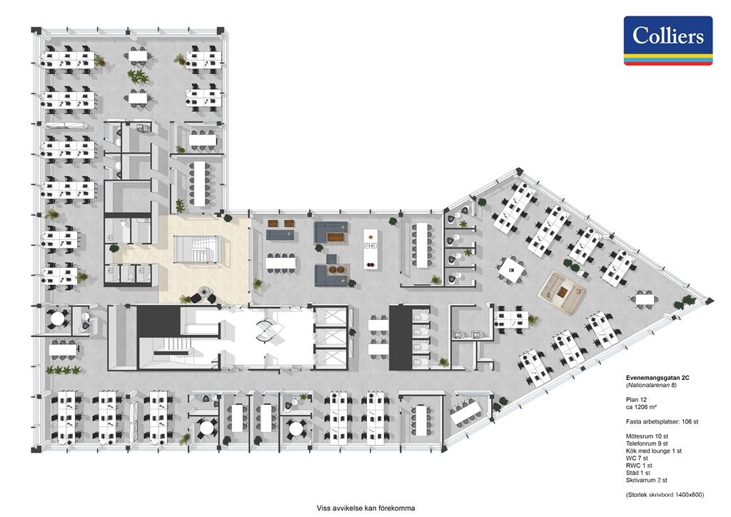 Ditt nya kontor i Arenastaden? Nu finns 1206 kvm ledigt! - #16