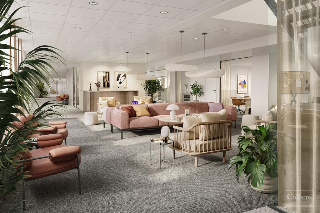 Unik kontorslokal på Alviks Torg - högt i tak och stora fina fönster mot vattnet - #4