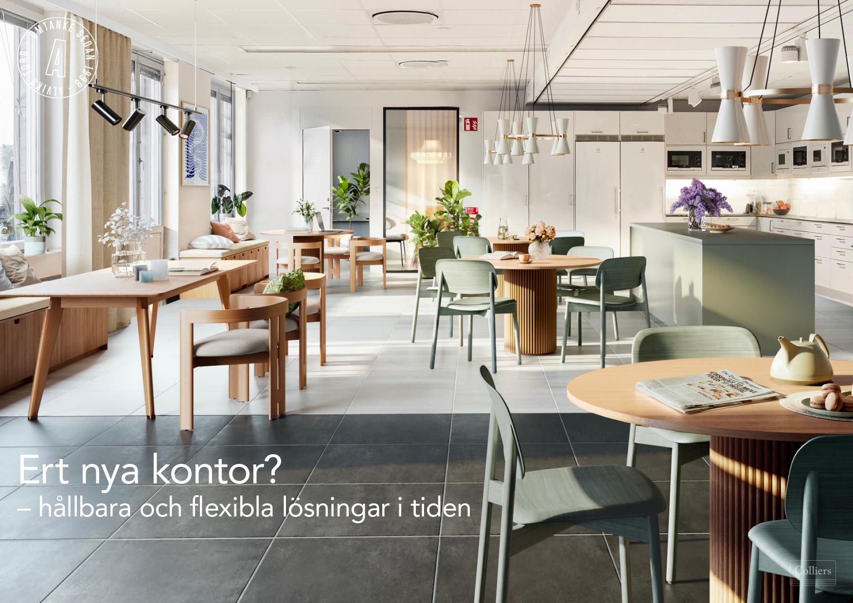 Unik kontorslokal på Alviks Torg - högt i tak och stora fina fönster mot vattnet - #5