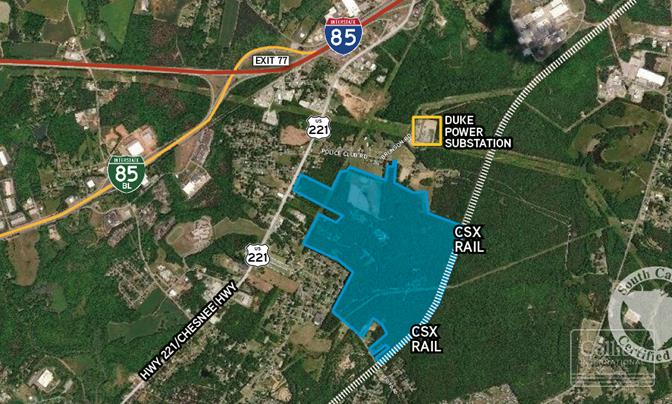±303 Acres Industrial Land on Hwy 221 - #1