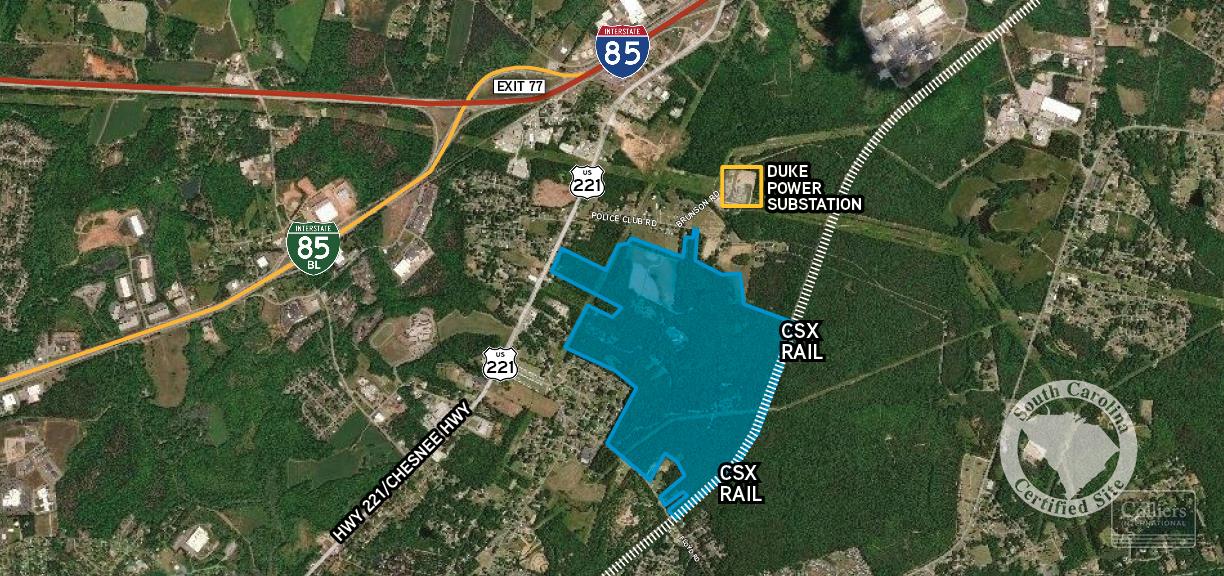 ±303 Acres Industrial Land on Hwy 221 - #1