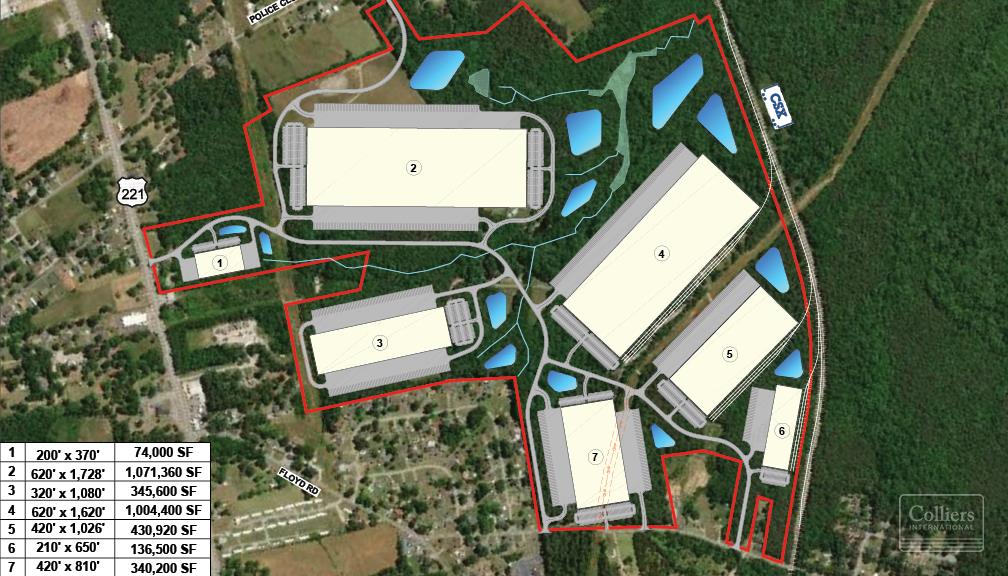 ±303 Acres Industrial Land on Hwy 221 - #2