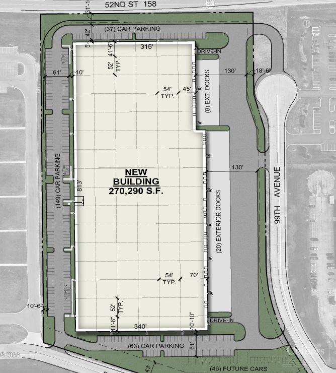 270,290 SF New Construction Available for Lease in Kenosha in Q4 2021 - #2