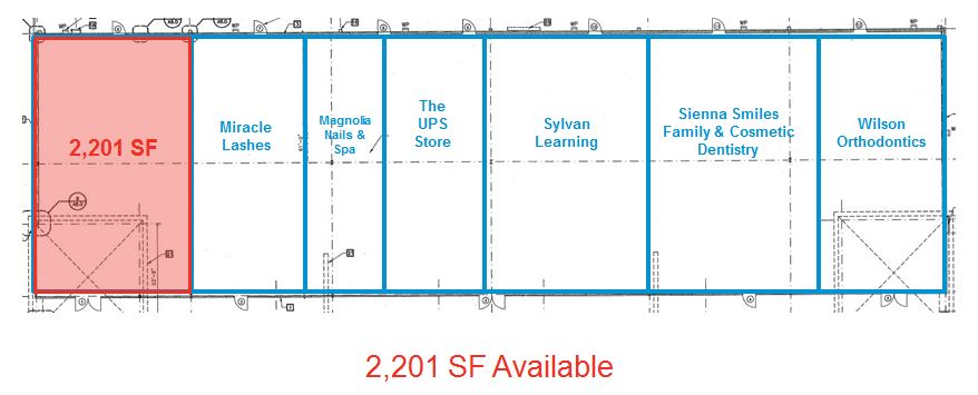 For Lease | 2nd Gen Lease Space, The Shoppes at Sienna Plantation - #7