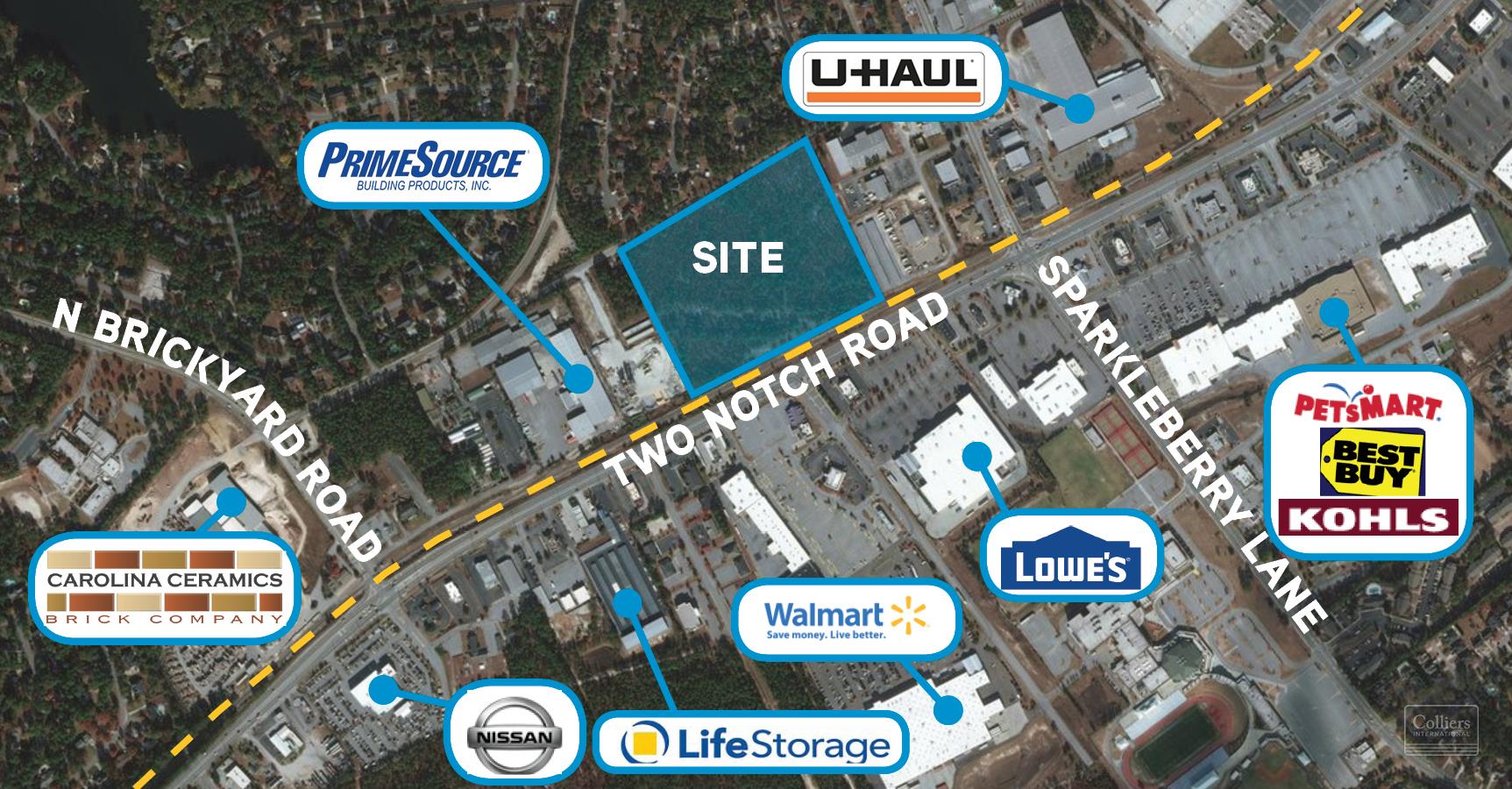 18 Acres of Heavy Industrial Land on Two Notch Corridor - #1