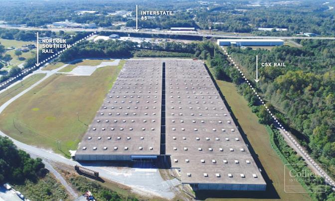 Dual Rail Served Warehouse Available in Greenville, SC - #1