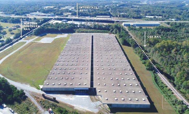 Dual Rail Served Warehouse Available in Greenville, SC - #1